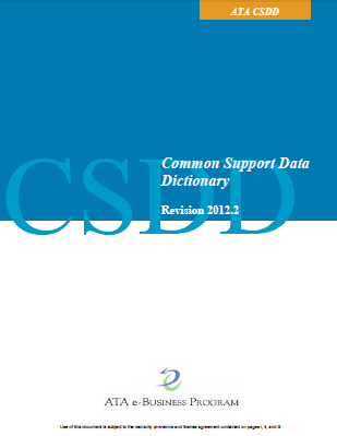 ATA CSDD-2012 Common Support Data Dictionary - Click Image to Close