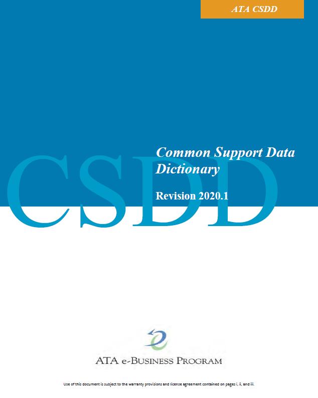 ATA CSDD-2020 Common Support Data Dictionary - Click Image to Close